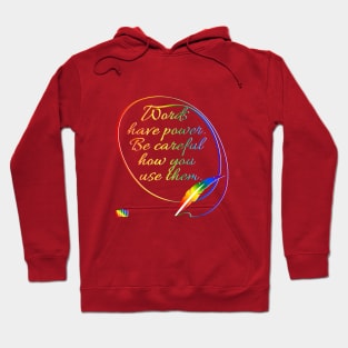 The Power of Words - LGBT Hoodie